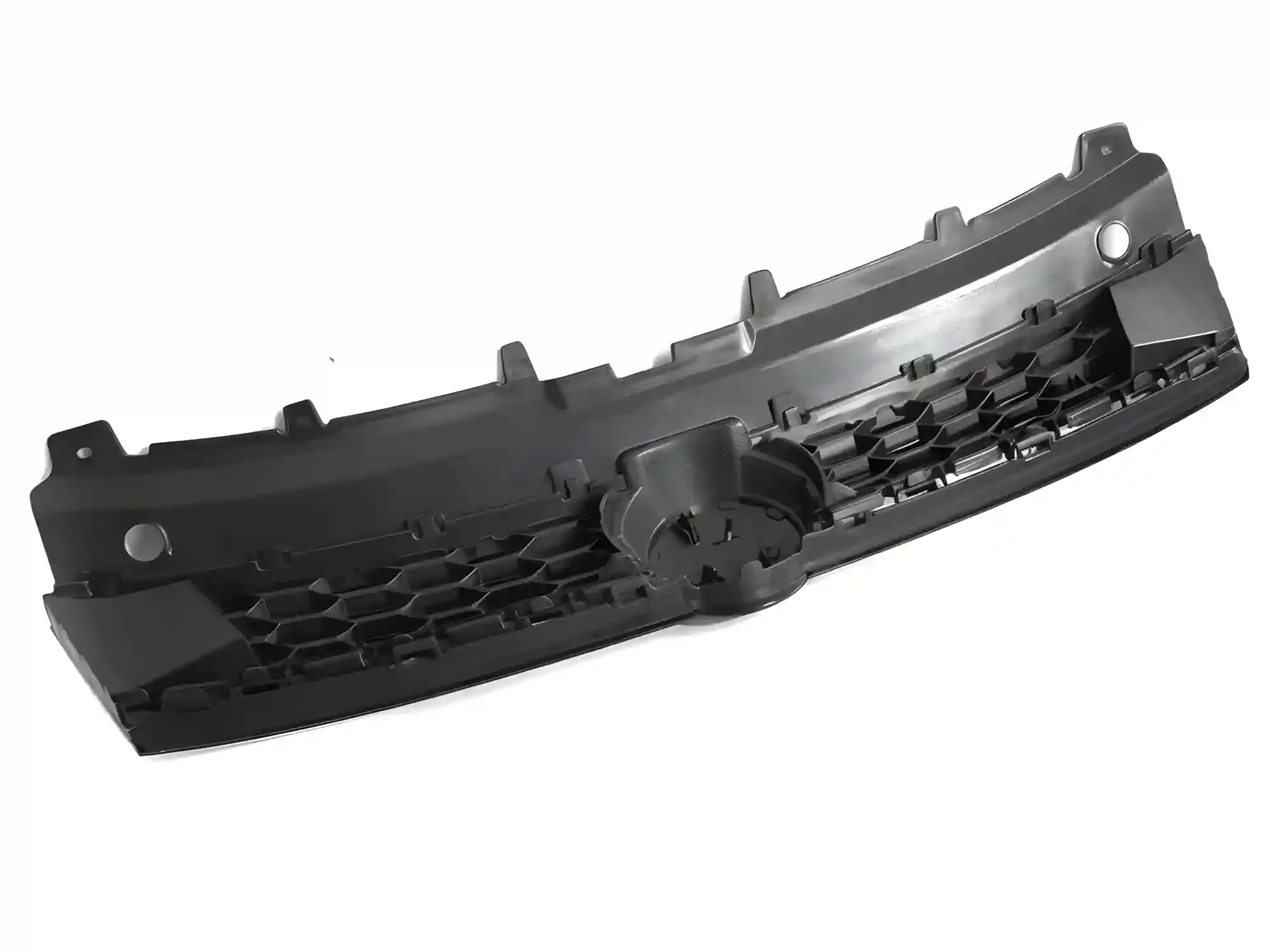 Grill VW Polo (6R) 2009 - 2017 │ Sportsgrill GTI-stil - svart høyglans / rød stripe – bilde 4
