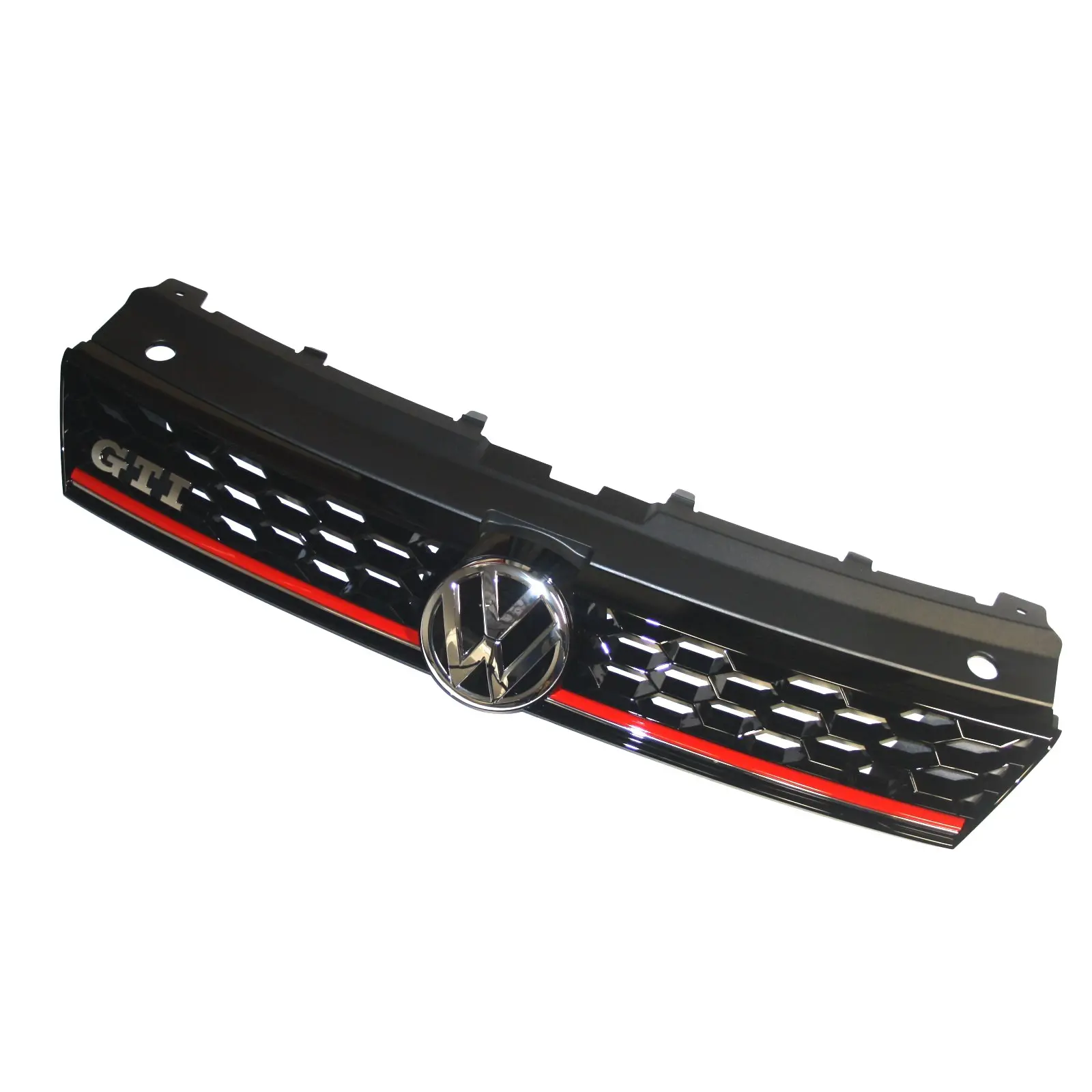 Grill VW Polo V Facelift 2014 - 2017 │ med krom VW-logoen