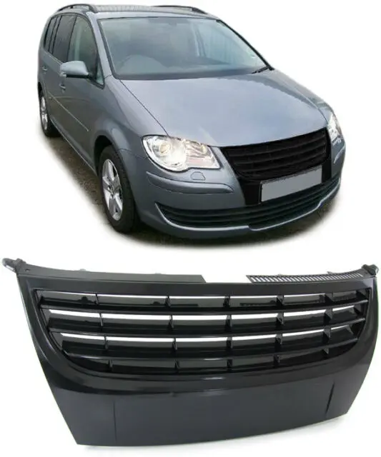 Grill VW TOURAN 2007-2010 | GLOSSY BLACK Image 1