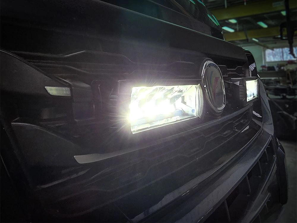 Grillkit Lazer Fiat Ducato 2023 -> │ Lazer Triple-R 750  med posisjonslys - Grillsett Komplett LED Fjernlys Pakke – bilde 2
