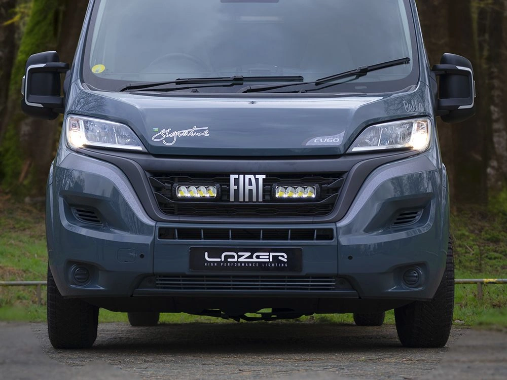 Grillkit Lazer Fiat Ducato 2023 -> │ Lazer Triple-R 750  med posisjonslys - Grillsett Komplett LED Fjernlys Pakke – bilde 3