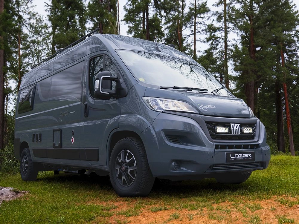 Grillkit Lazer Fiat Ducato 2023 -> │ Lazer Triple-R 750  med posisjonslys - Grillsett Komplett LED Fjernlys Pakke – bilde 4