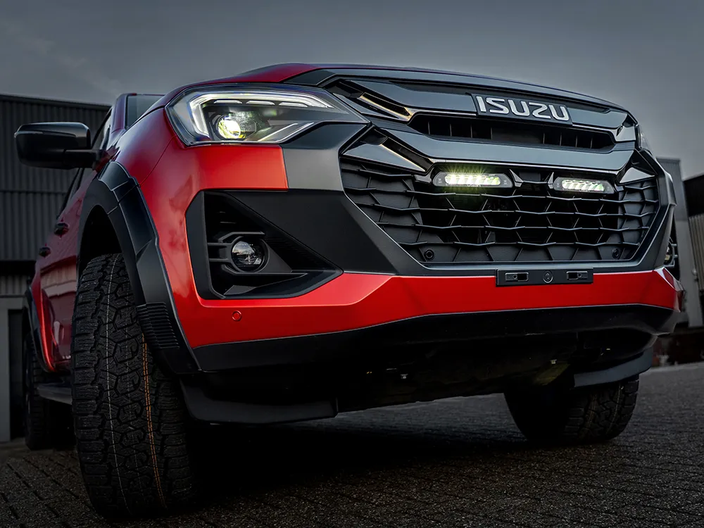 Grillkit Lazer │ Isuzu D-Max 2025-2026 - 4050 lumen - 42 W - komplett sett - Godkjent fjernlys ECE R112 - 2 stk Linear-6 – bilde 7
