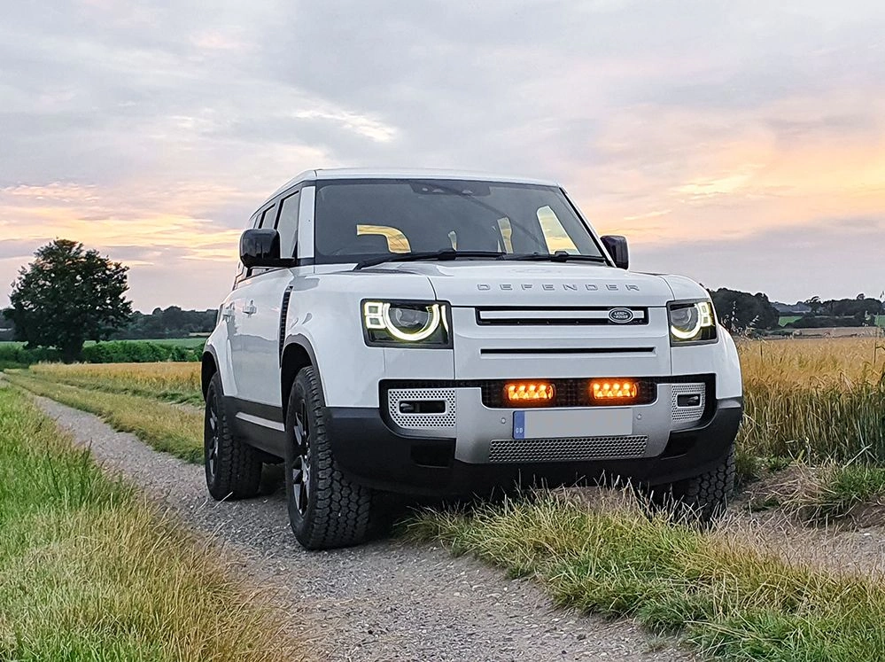 Grillkit Lazer Land Rover Defender II (L663) 2019 -> │ Lazer Triple-R 750 - Grillsett Komplett LED Fjernlys Pakke – bilde 12