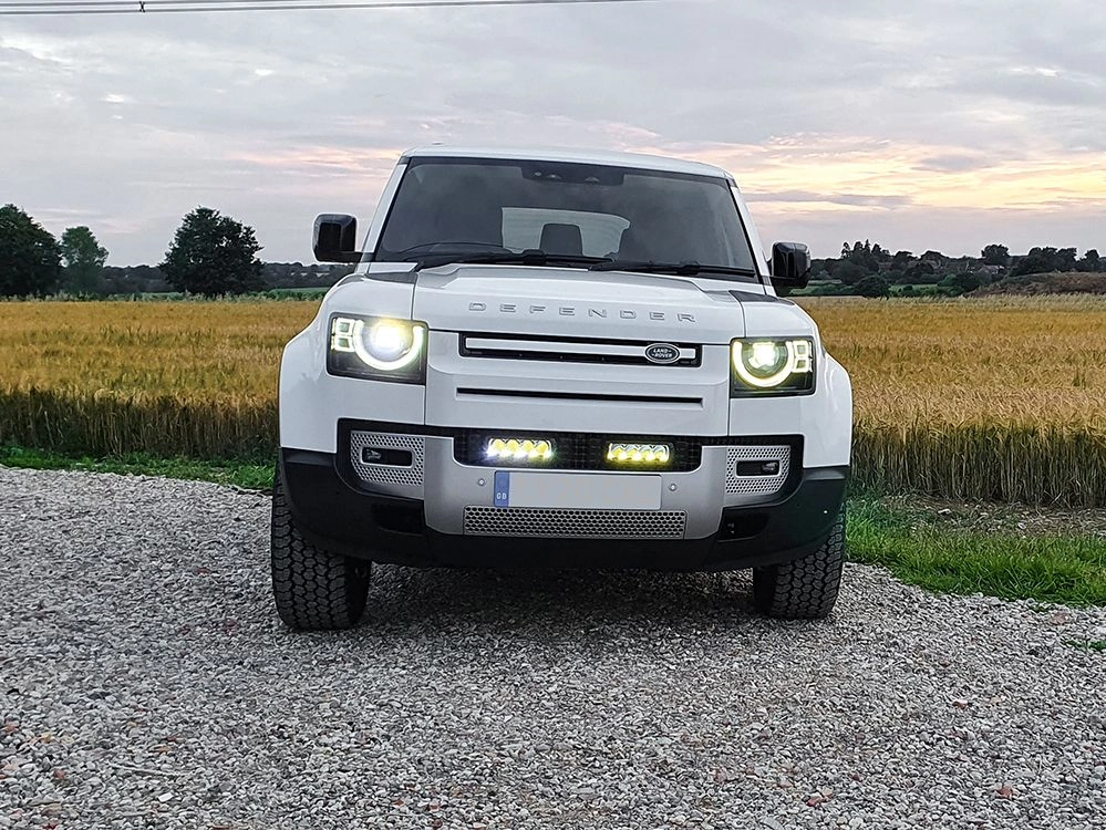 Grillkit Lazer Land Rover Defender II (L663) 2019 -> │ Lazer Triple-R 750 - Grillsett Komplett LED Fjernlys Pakke – bilde 9