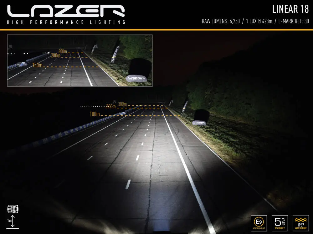 Grillkit LAZER Linear 18 Elite Ford Transit Connect II Facelift 2017 - 2022 Image 7