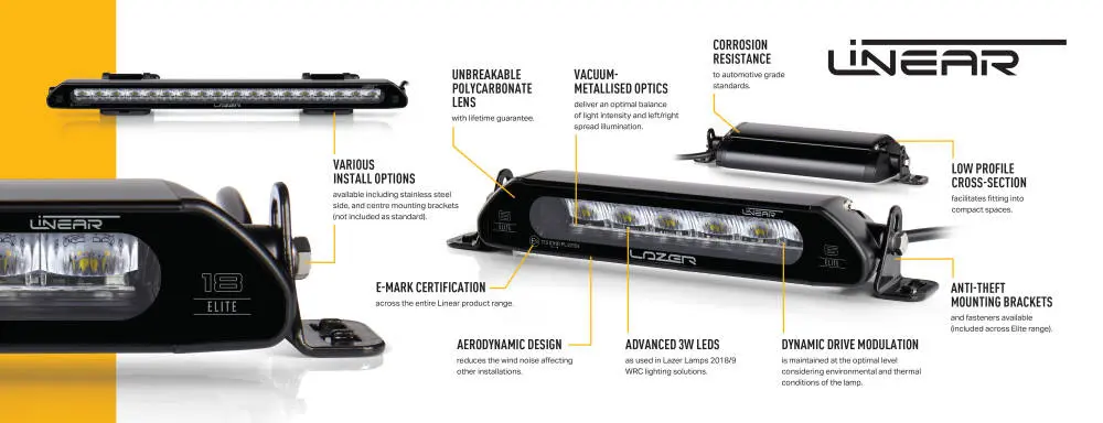 Grillkit LAZER Linear 18 Elite Ford Transit Connect II Facelift 2017 - 2022 Image 8