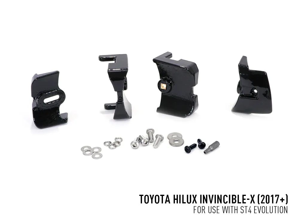 Grillkit Lazer │ Toyota Hilux Invincible-X 2017-2020 - 4136 lumen - 47 W - komplett sett - Godkjent fjernlys ECE R112 – bilde 2