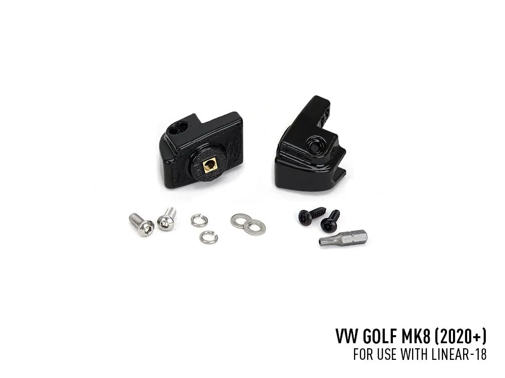 Grillkit Lazer │ VW Golf MK8 2020-2024 - 12150 lumen - 126 W - komplett sett - Godkjent fjernlys - 1 stk Linear-18 Elite dobbel E-merking – bilde 5