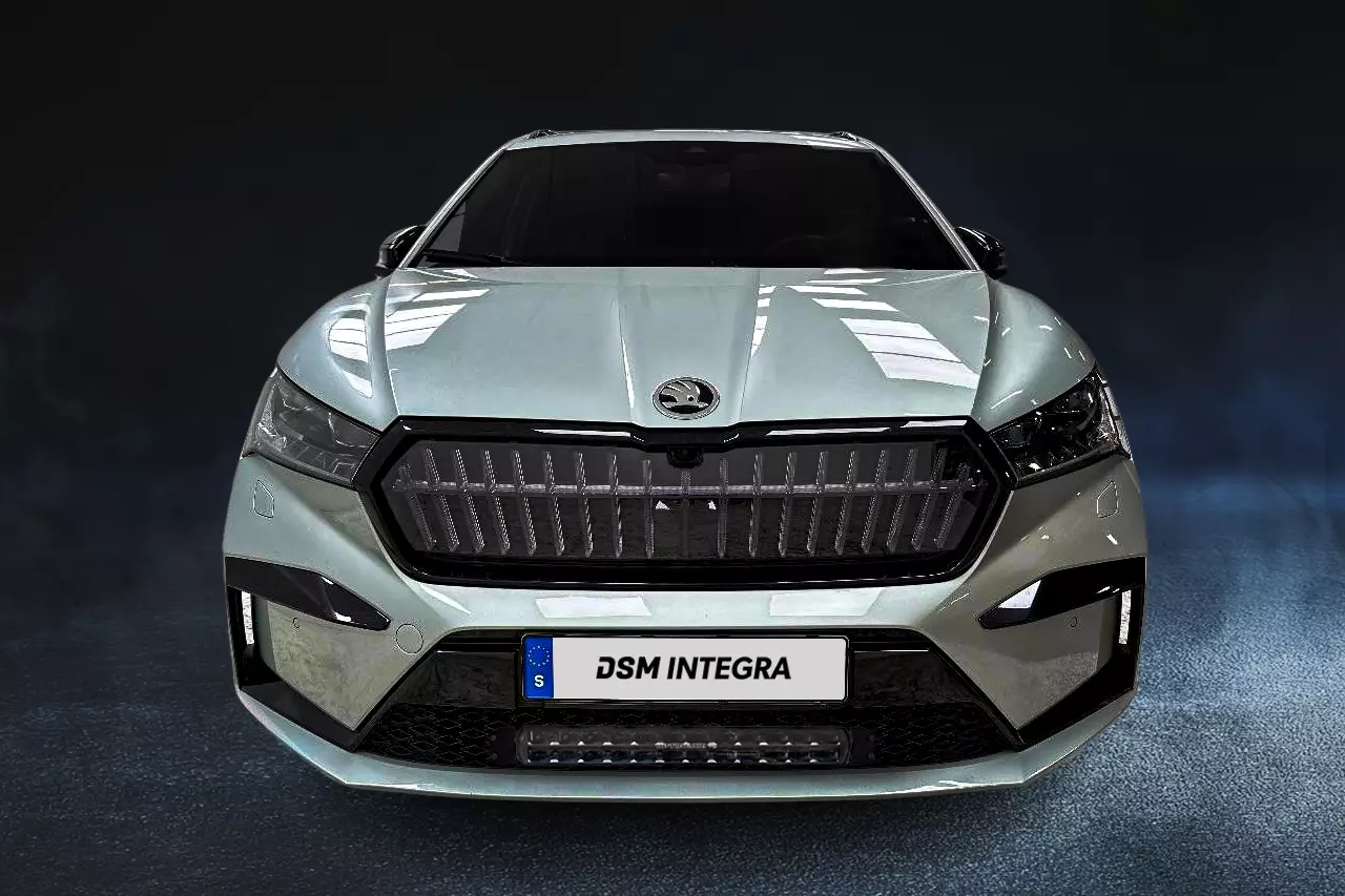 Grillkit Skoda Enyaq iV 2020 - 2023 │  DSM Optibeam Super Captain Dual - 600 - 20.7" - 52.5cm - Komplett ekstralyspakke