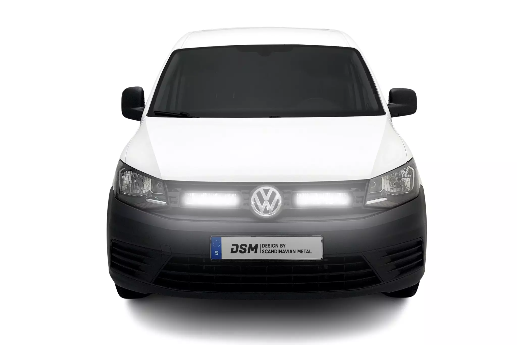 Grillkit VW Caddy IV 2015 - 2020 │ DSM Interga Optibeam Savage 12 - Komplett ekstralyspakke – bilde 2