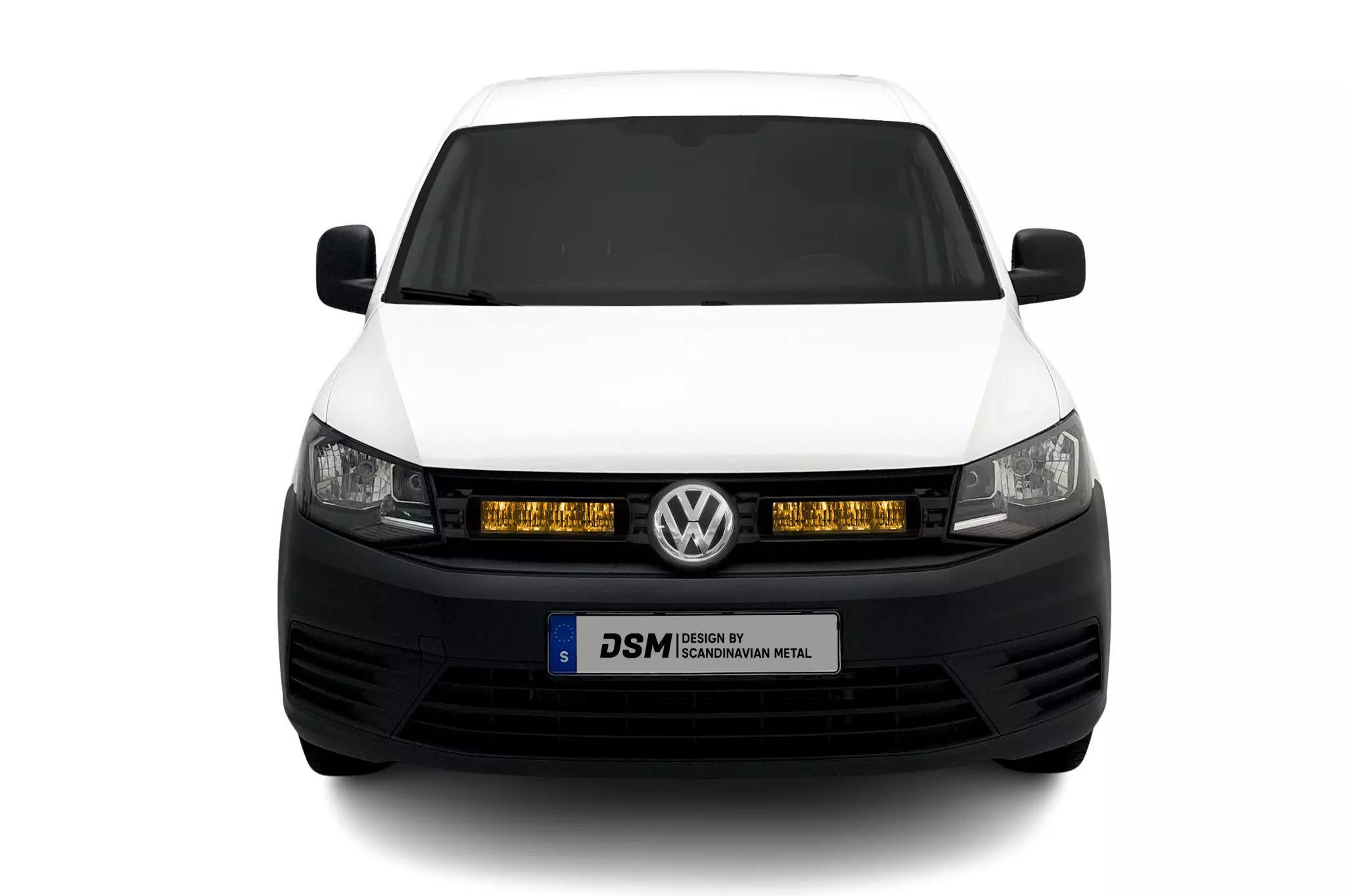 Grillkit VW Caddy IV 2015 - 2020 │ DSM Interga Optibeam Savage 12 - Komplett ekstralyspakke – bilde 3