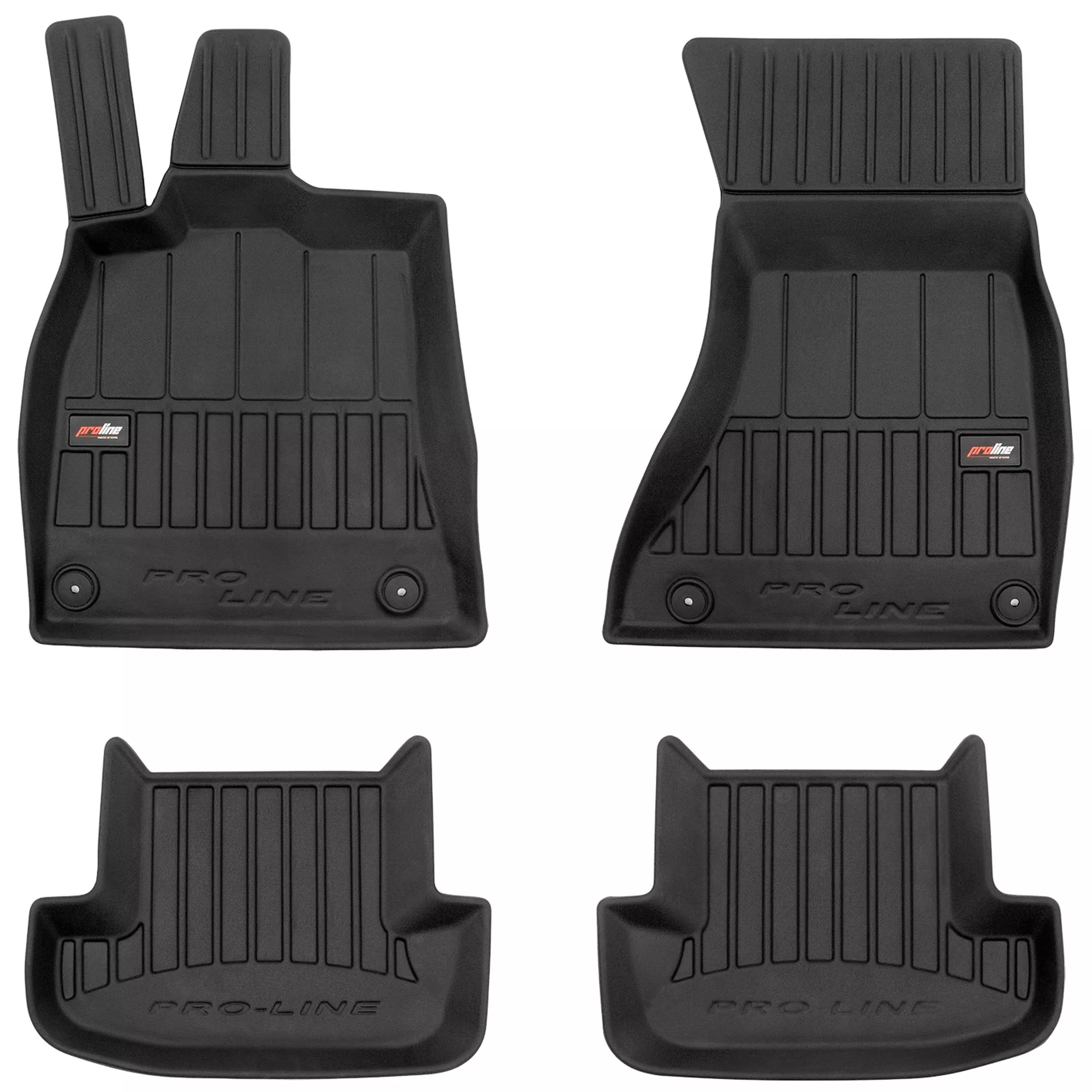 Gulvmatter 3D Audi A5 I (8T) Coupe 2007 - 2016 │ Allværsmatter Pro-Line 3D Floor Liner