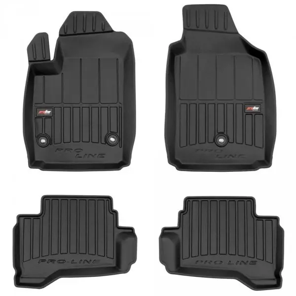 Gulvmatter 3D Fiat 500e I 2013 - 2019