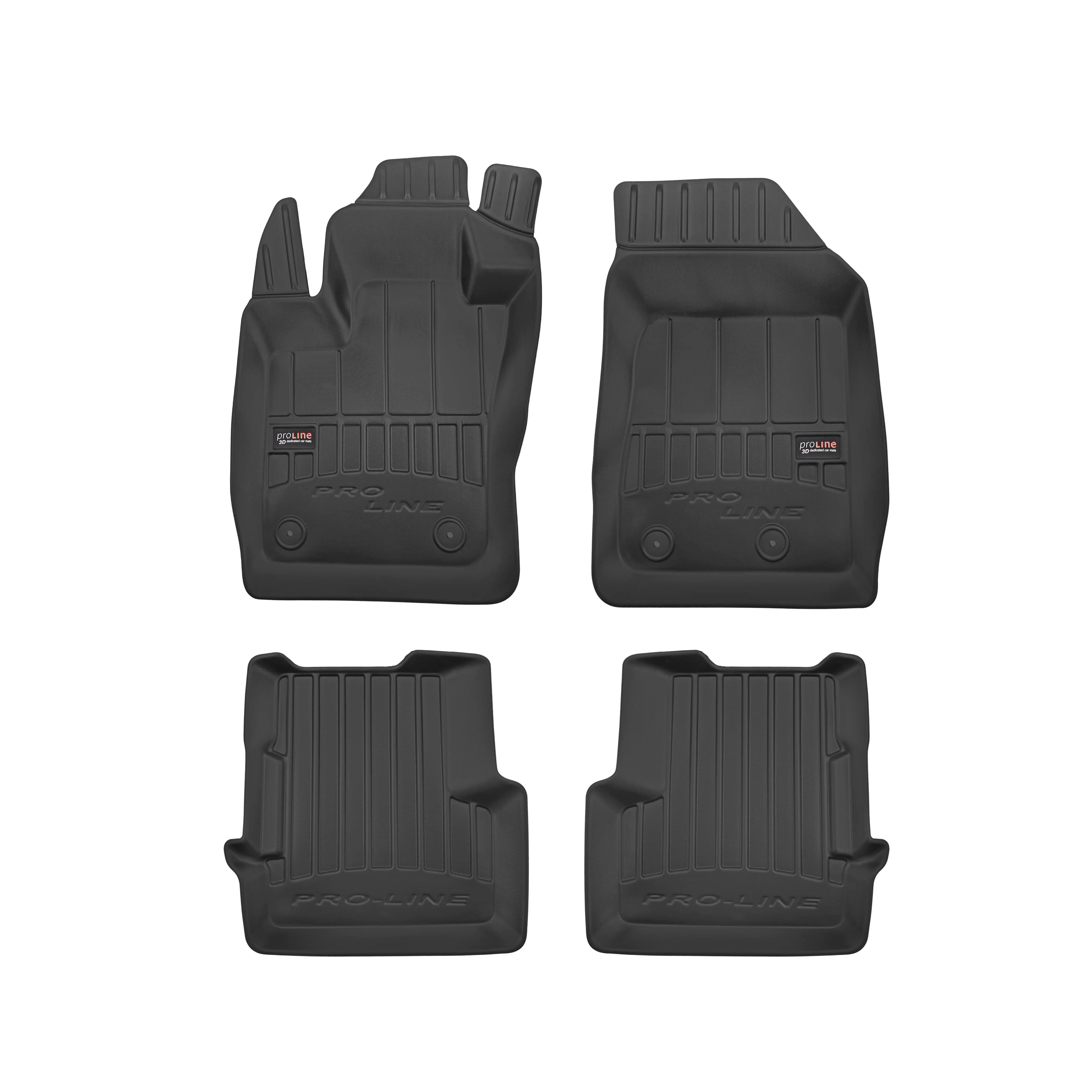 Gulvmatter 3D Fiat 500X 2014 - 2024 / Jeep Renegade 2014 ->