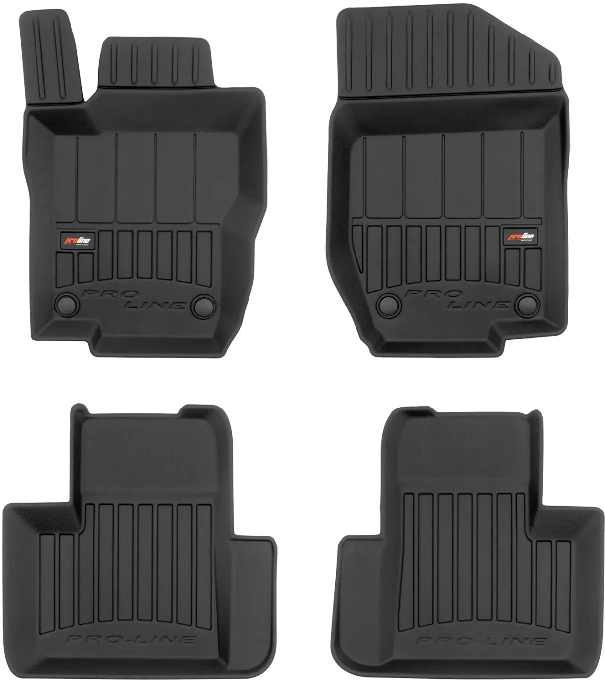 Gulvmatter 3D Mercedes-Benz GL (X164) 2006 - 2012 │ 7 seter