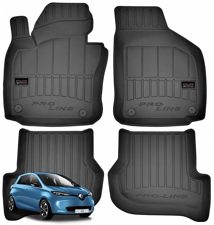 Gulvmatter 3D Renault Zoe 2012 - 2024 Image 1