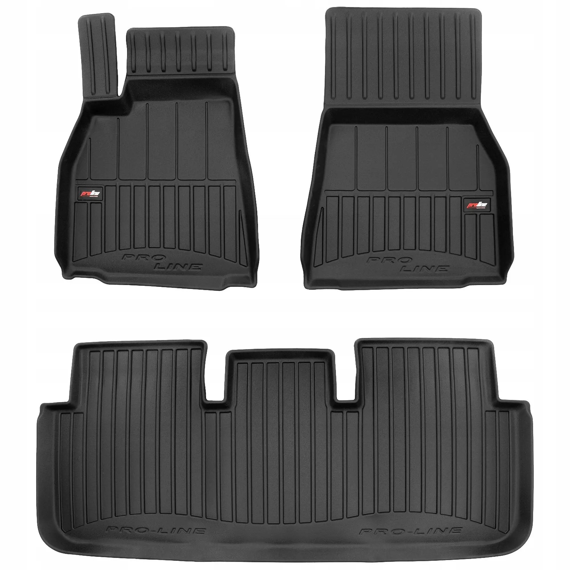 Gulvmatter 3D Tesla Model S 2021 -> │ Allværsmatter Premium ProLine 3D Floor Liner Image 1