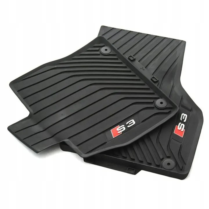 Gulvmatter Audi A3 / S3 8V 2013  - 2020 │ Genuine® S-Line Allværsmatter - sett 4 stk. – bilde 8