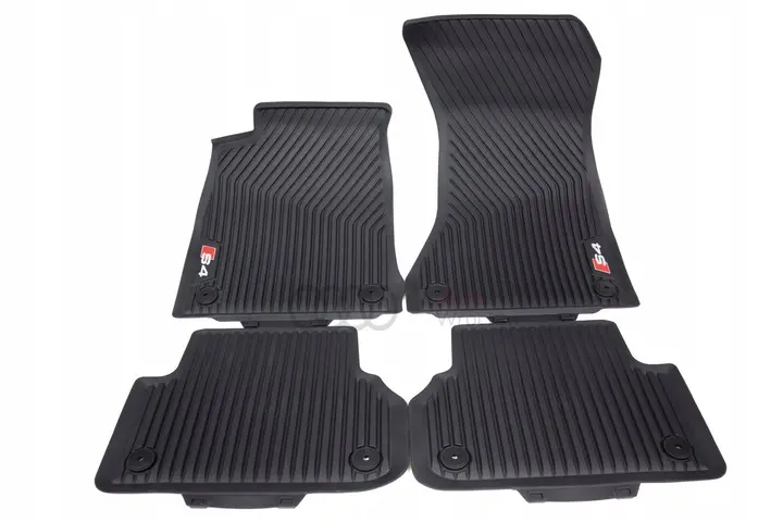 Gulvmatter Audi A4 S4 B9 2016 - 2024 │ Genuine® Allværsmatter Sport Edition