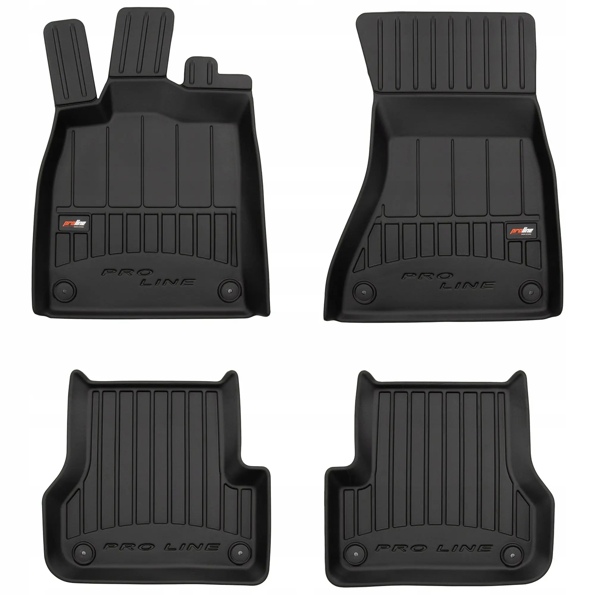 Gulvmatter Audi A6 C7 / A6 Allroad C7 / Audi A7 Sportback 4G 2010 - 2018  │ Allværsmatter Pro-Line 3D Car Mats