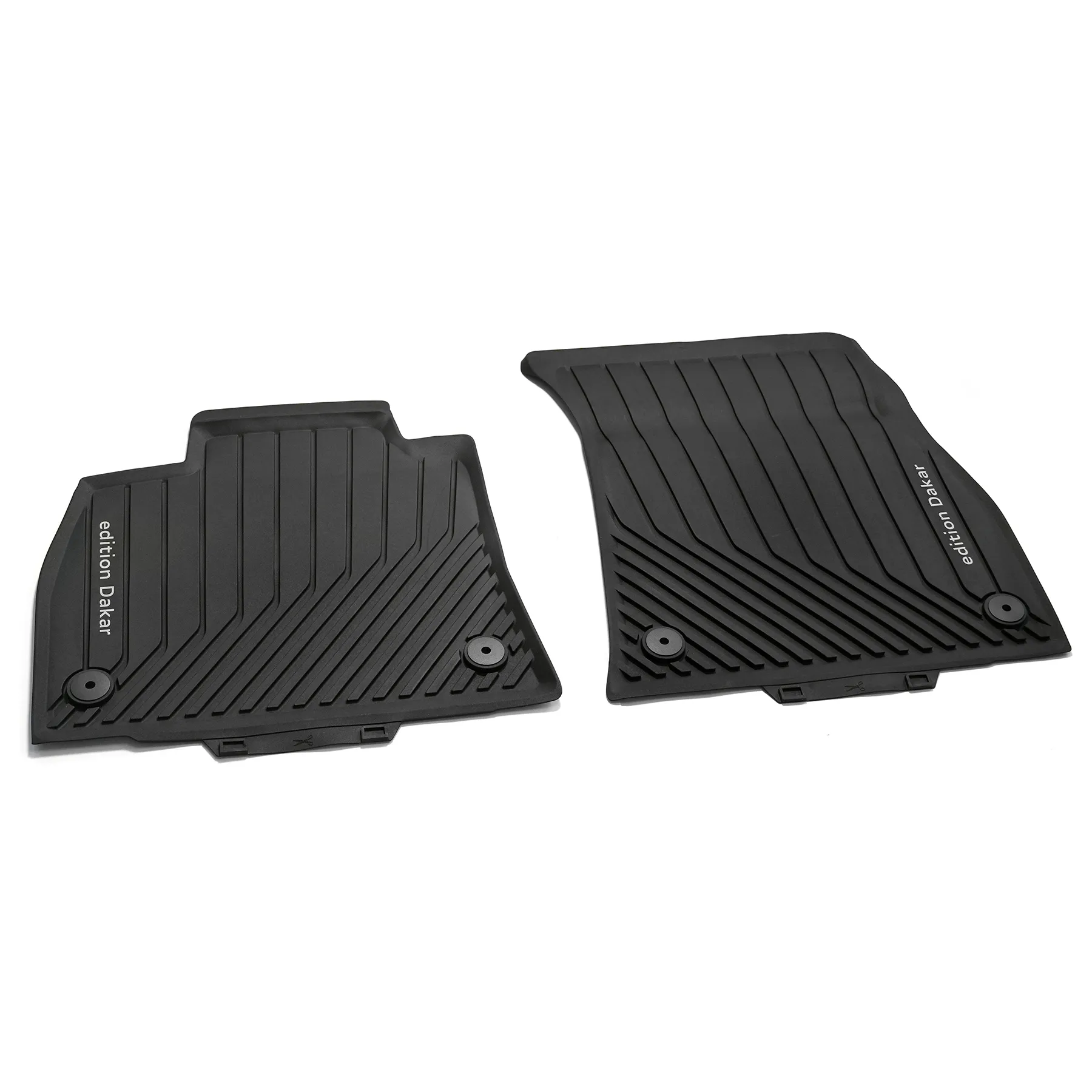 Gulvmatter Audi e-tron 2018 - 2023 / Q8 e-tron 2023 -> │ foran Allværsmatter Genuine® Dakar Edition All Weather Floor Mats - sett 2 stk.