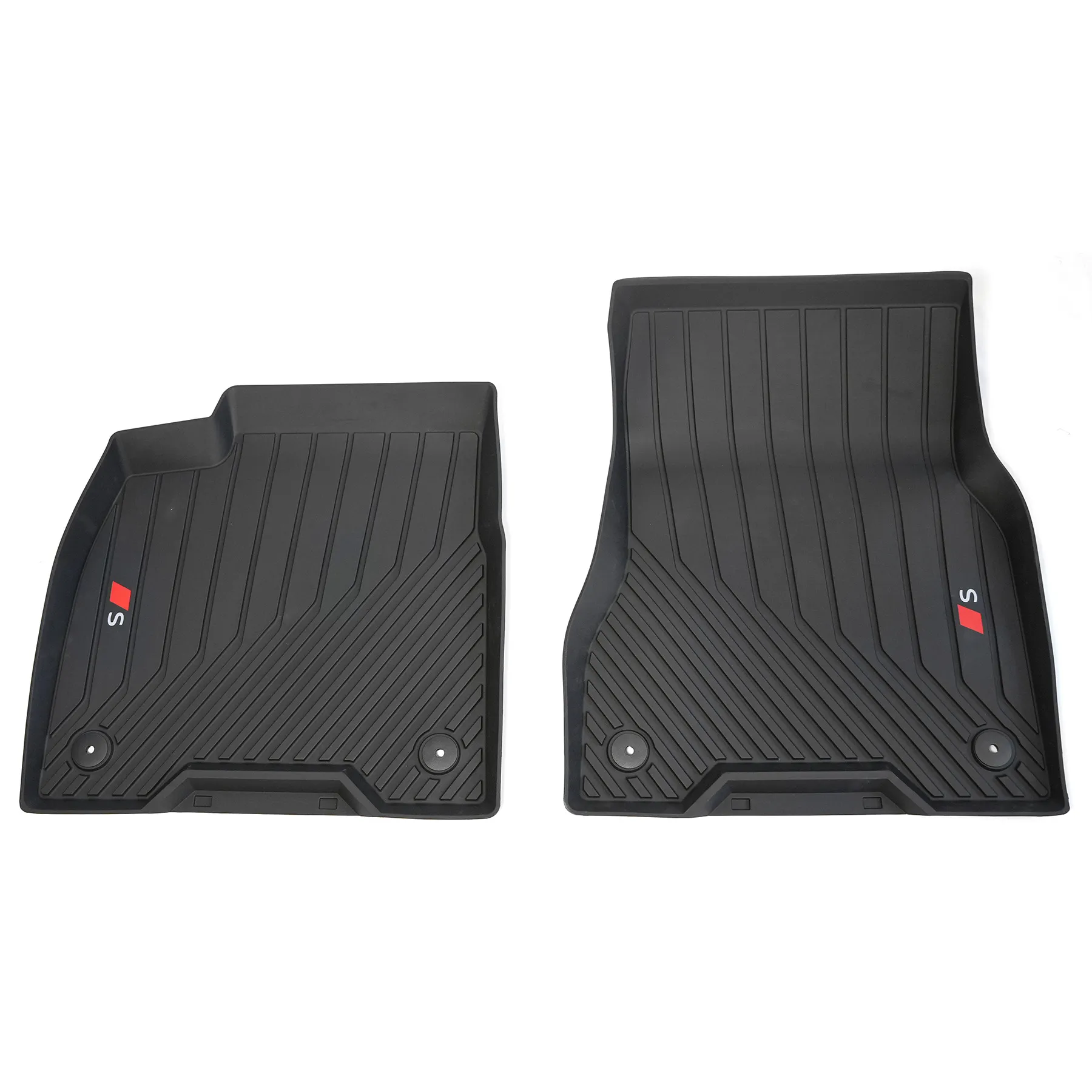 Gulvmatter Audi SQ6 e-tron 2023 -> │ foran Genuine® S Line All Weather Floor Mats - sett 2 stk.
