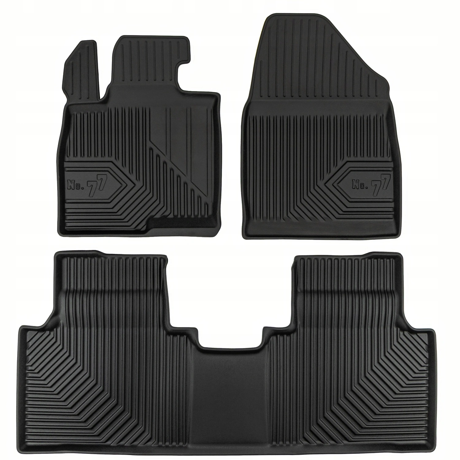 Gulvmatter BAIC Beijing 7 2020 -> │ Alværsmatter No.77 Floor Liners - sett 3 stk.