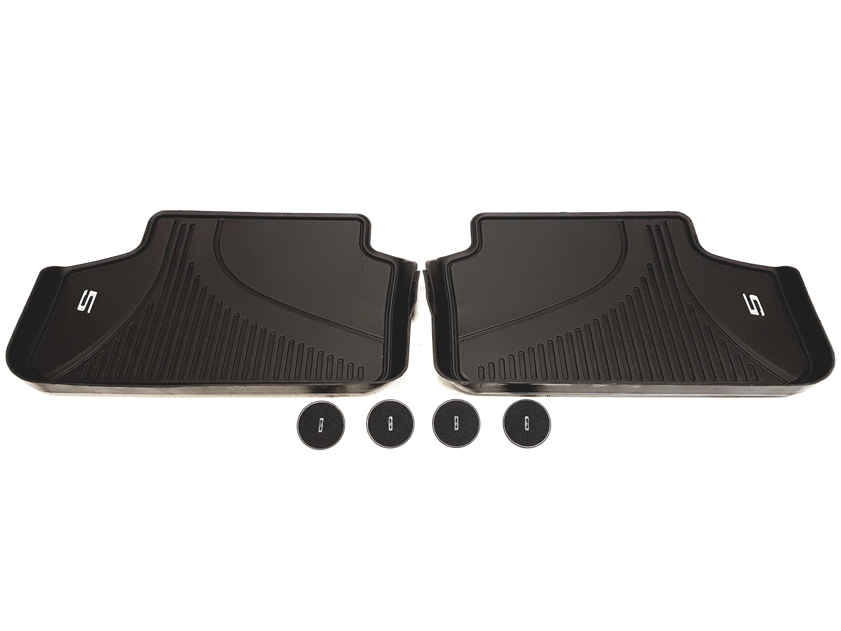Gulvmatter bak BMW 5 (G30 / G31 / F90) 2017 - 2024 │ Allværsmatter Genuine® Floor Liners - sett 2 stk.