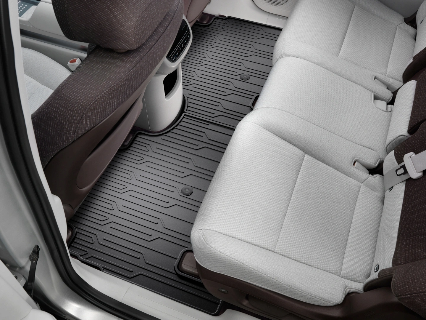 Gulvmatter bak Hyundai Ioniq 9 2025 -> │ 6 seter Relax Seating - Genuine® Allværsmatter