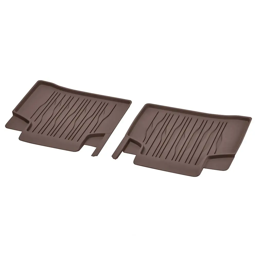 Gulvmatter bak Mercedes-Benz  EQS (V297) 2021 - > │ Genuine® Allværsmatter Balao Brown Editon