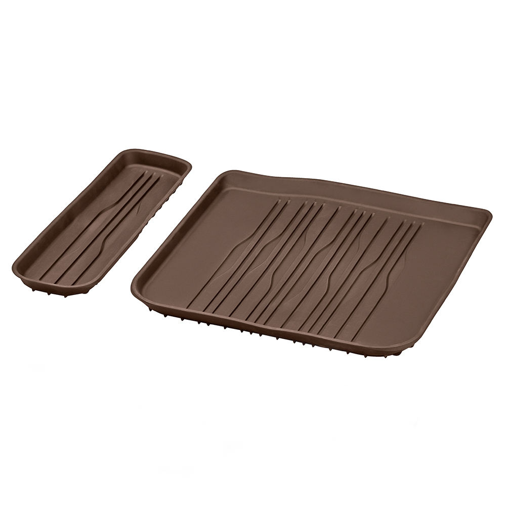 Gulvmatter bak Mercedes-Benz EQS (X296) 2022 ->  │  3. seterad - Genuine® Allværsmatte