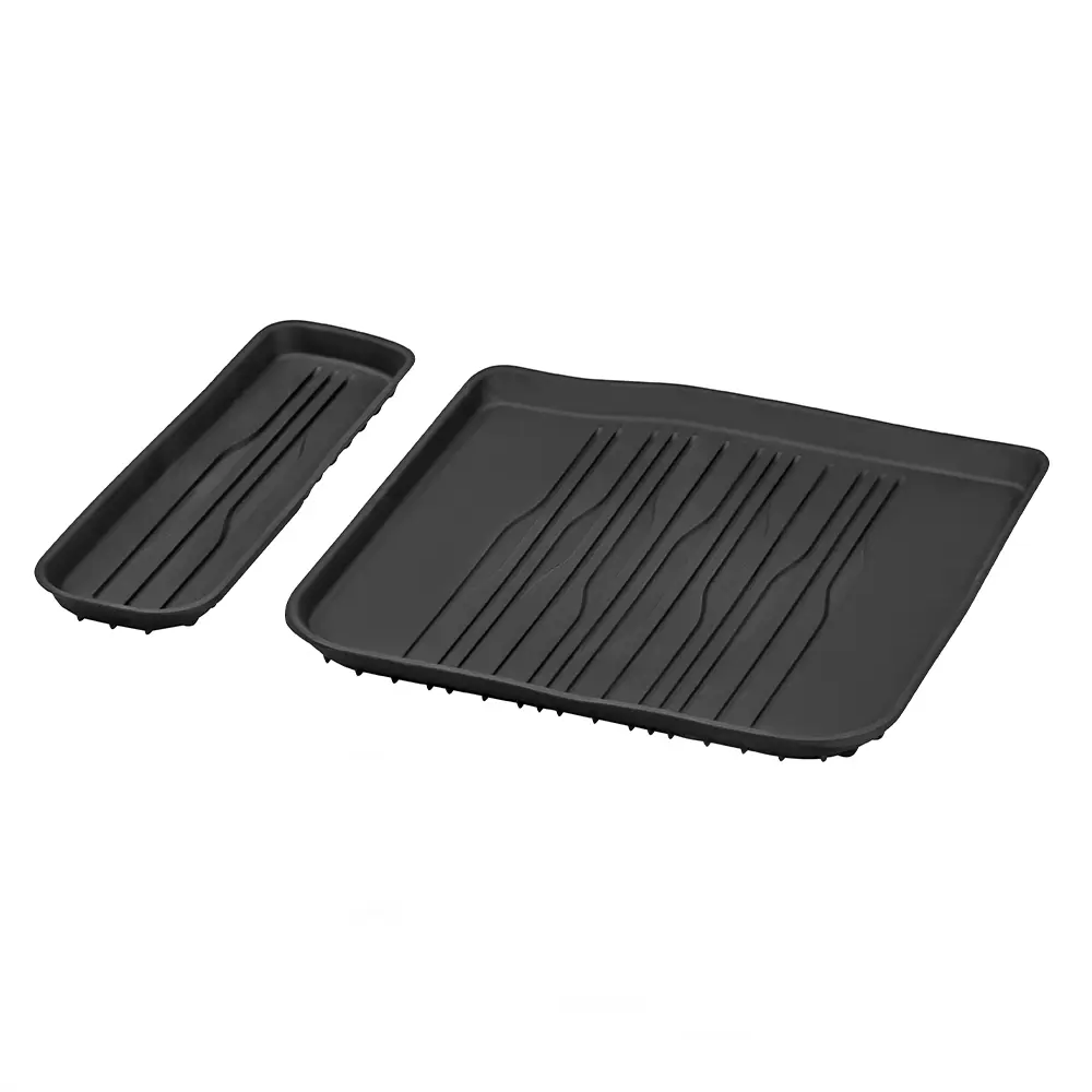 Gulvmatter bak Mercedes-Benz EQS (X296) 2022 - > │ 3. seterad - Genuine® Allværsmatte