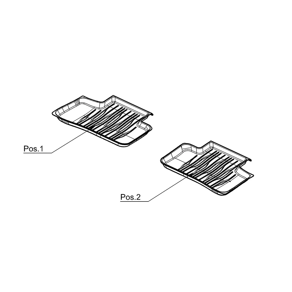 Gulvmatter bak Mercedes-Benz  GLC (X254) 2022 - > – bilde 2
