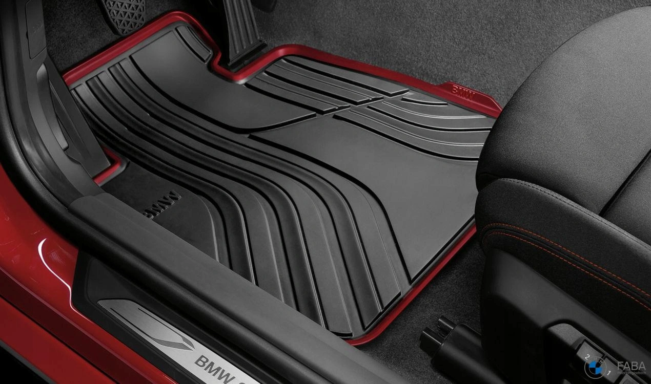 Gulvmatter BMW 1 (F20 / F21) 2011 - 2021  / BMW 2 (F22/F23/F87 2013 - 2021 │ foran Genuine® Sport Allværsmatter - sett 2 stk.
