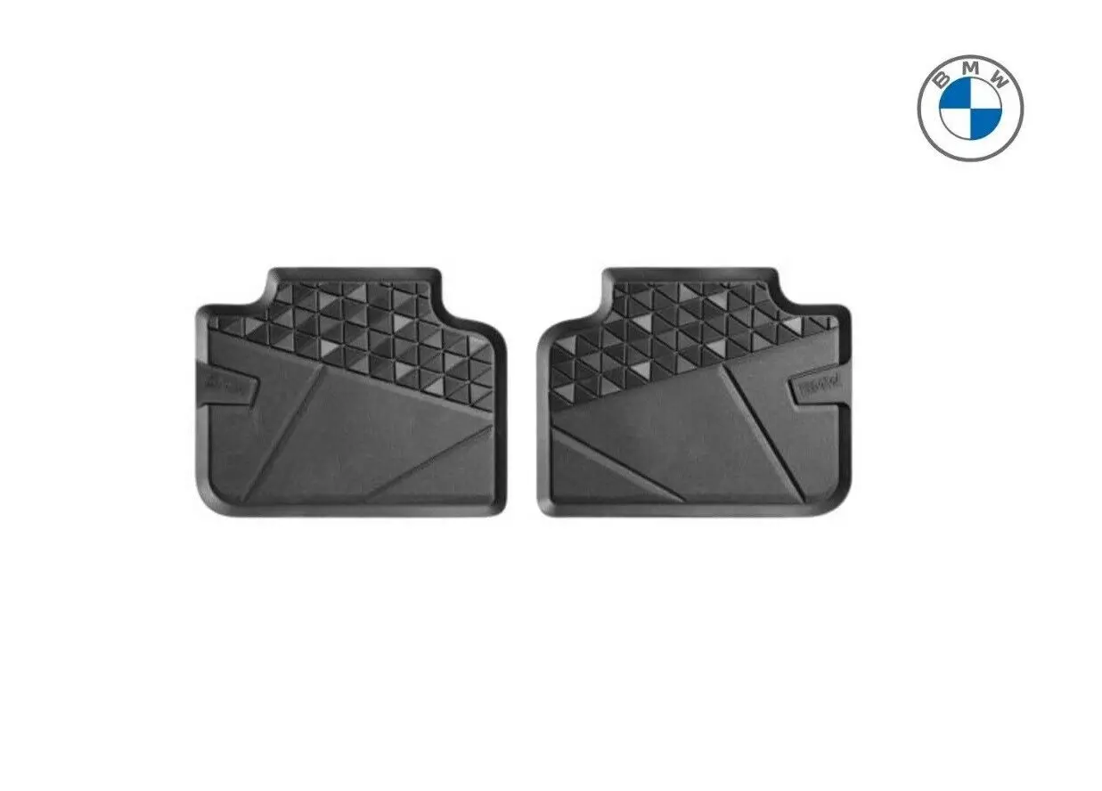 Gulvmatter BMW 2 Active Tourer (U06) / X1 (U11) / X2 (U10) 2023 -> │ Bak Allværsmatter Genuine® All-Weather Floor Mats Image 2