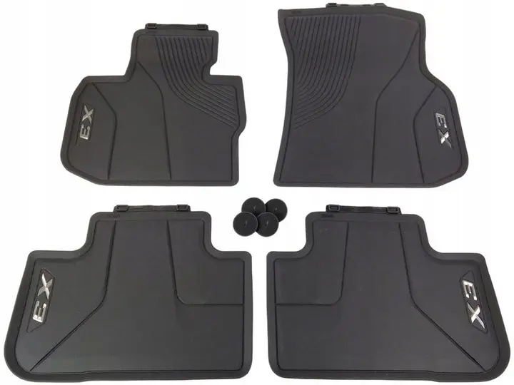 Gulvmatter BMW X3 (G01) 2017 - 2024 / BMW X3 M (F97) / BMW iX3 (G08/G08 BEV)2020-> │ Genuine® Allværsmatter Image 2
