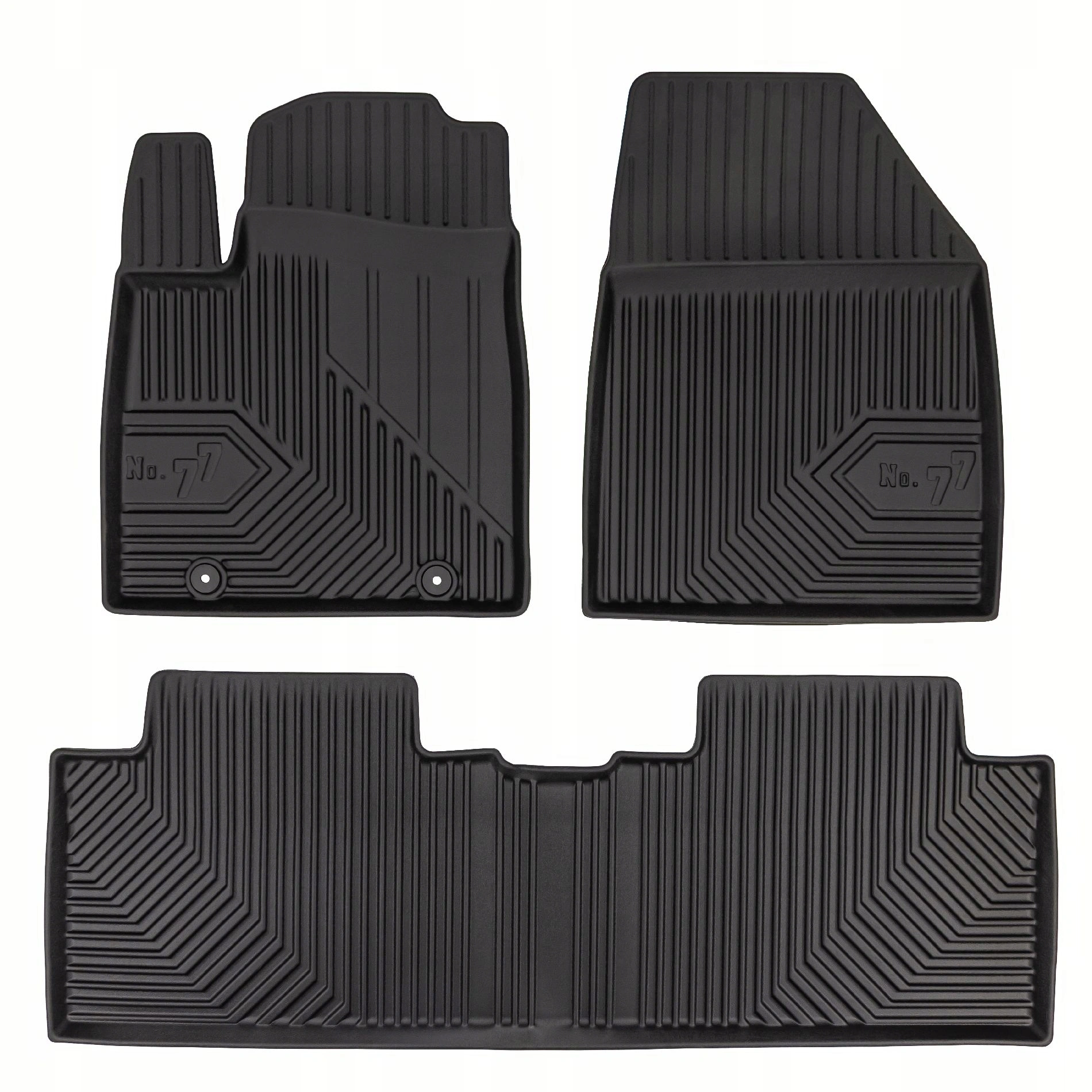 Gulvmatter BYD Atto 2 2024 ->  │ Alværsmatter No.77 Floor Liners - sett 3 stk.