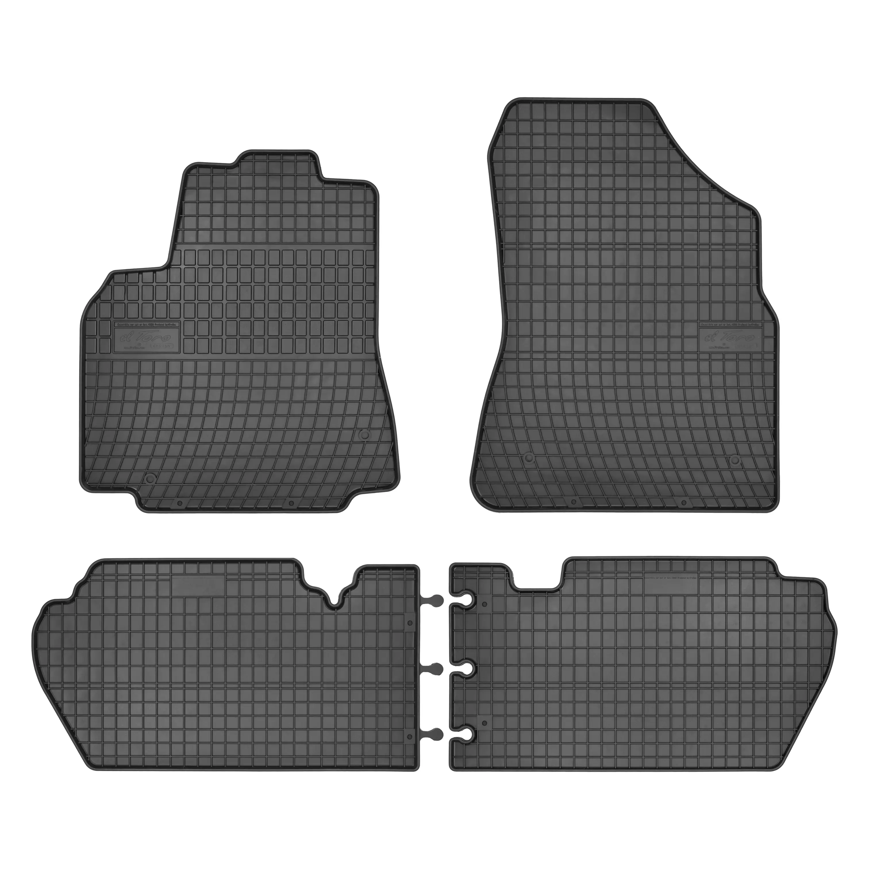 Gulvmatter Citroën Berlingo III Multispace 2008 - 2018 / Peugeot Partner II 2008 - 2018