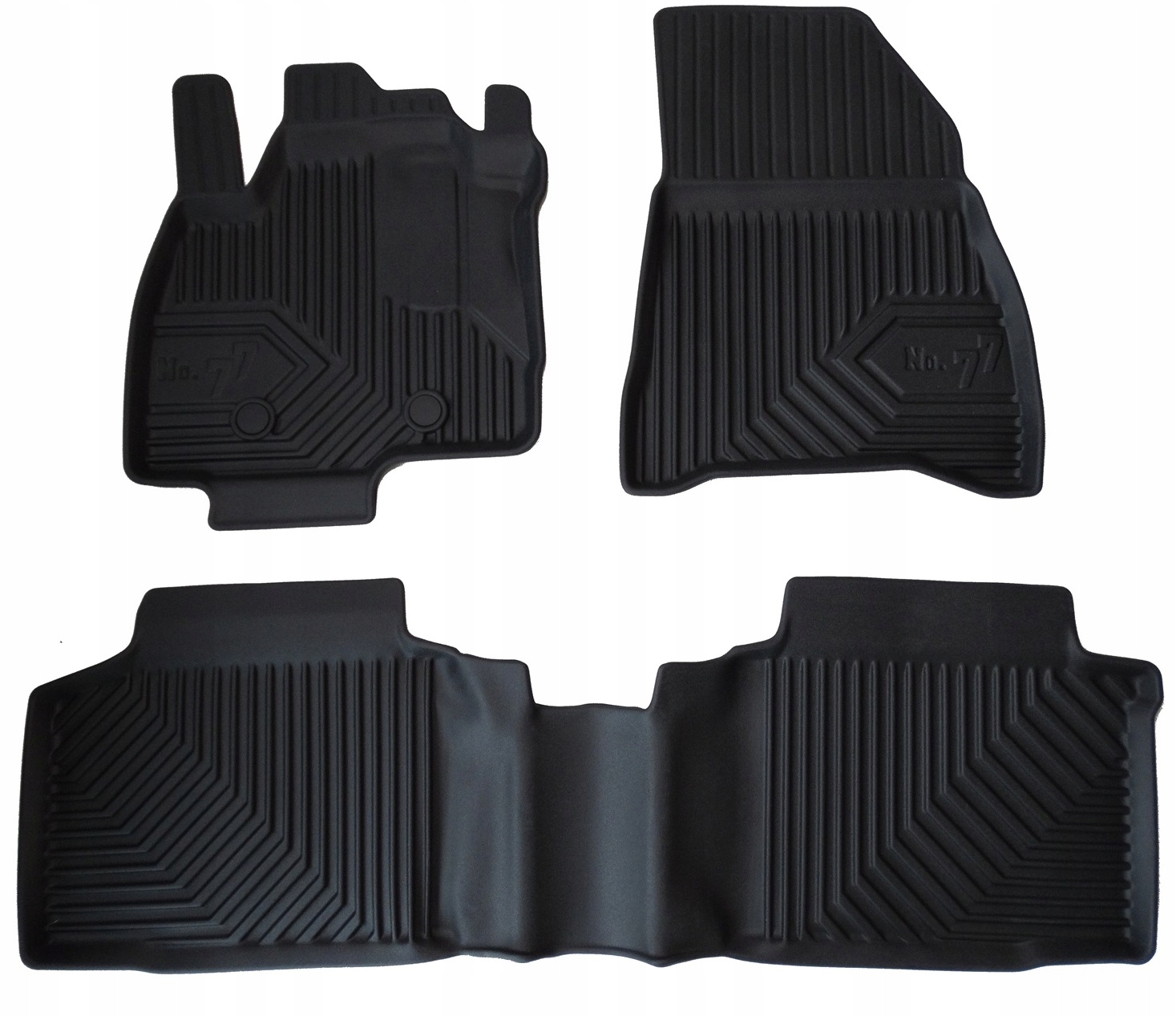 Gulvmatter Dacia Bigster 2024 -> │ Alværsmatter No.77 Floor Liners - sett 3 stk.
