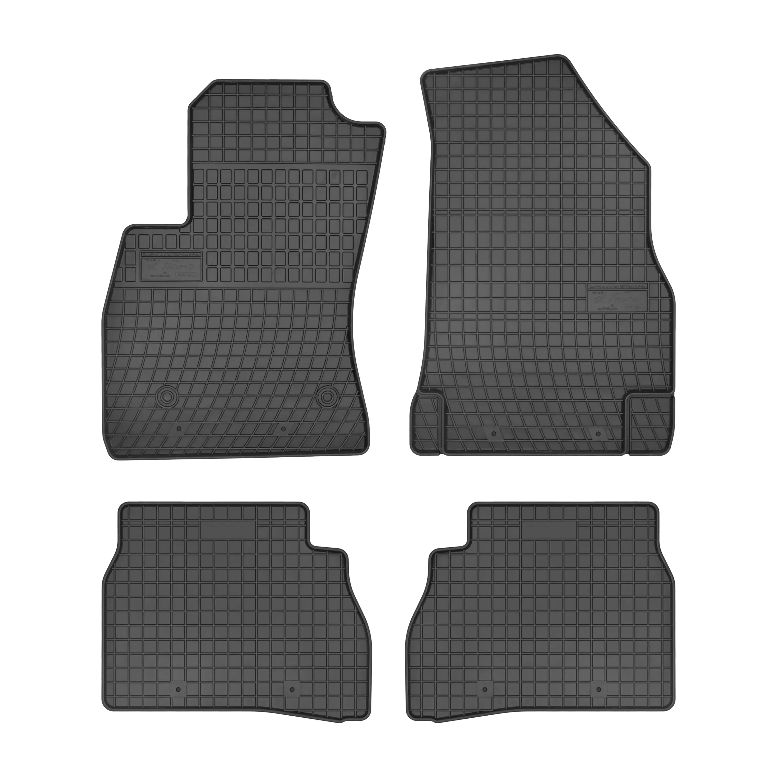 Gulvmatter Fiat Doblo II 5 2008- / Opel Combo D 2011 - 2018 │ 5 seter