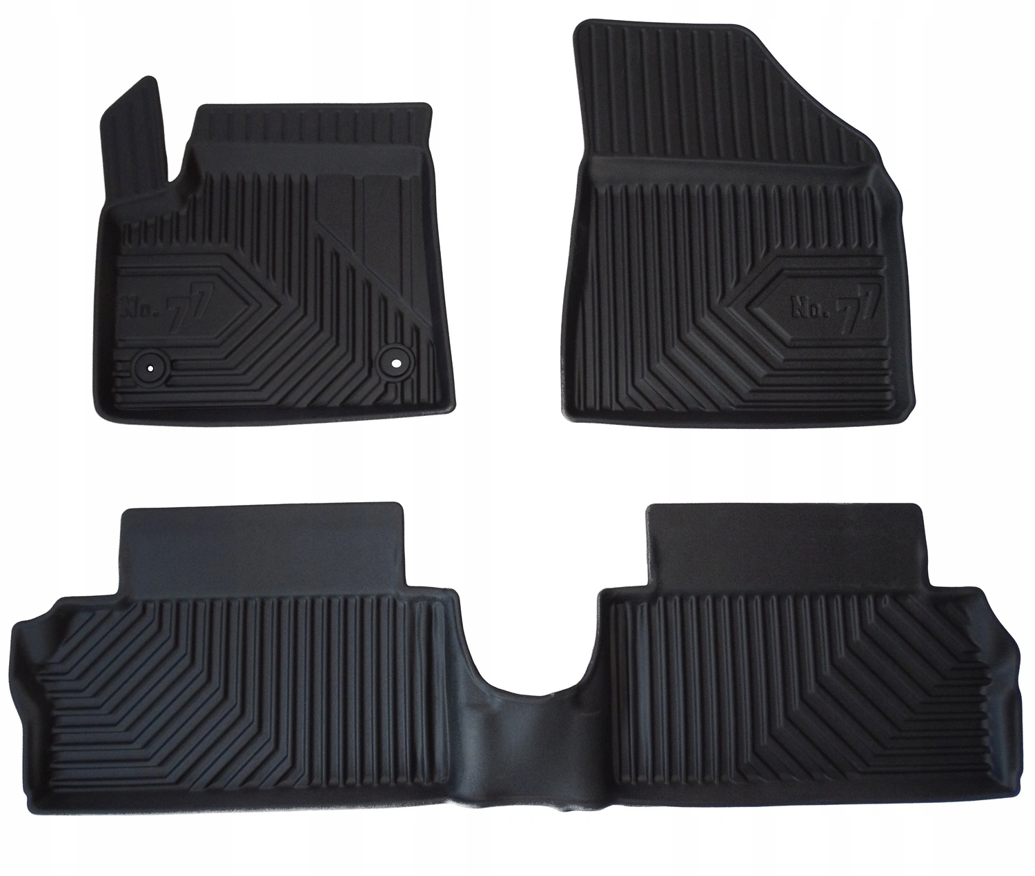 Gulvmatter Fiat Grande Panda e 2025 -> │ Alværsmatter No.77 Floor Liners - sett 3 stk.