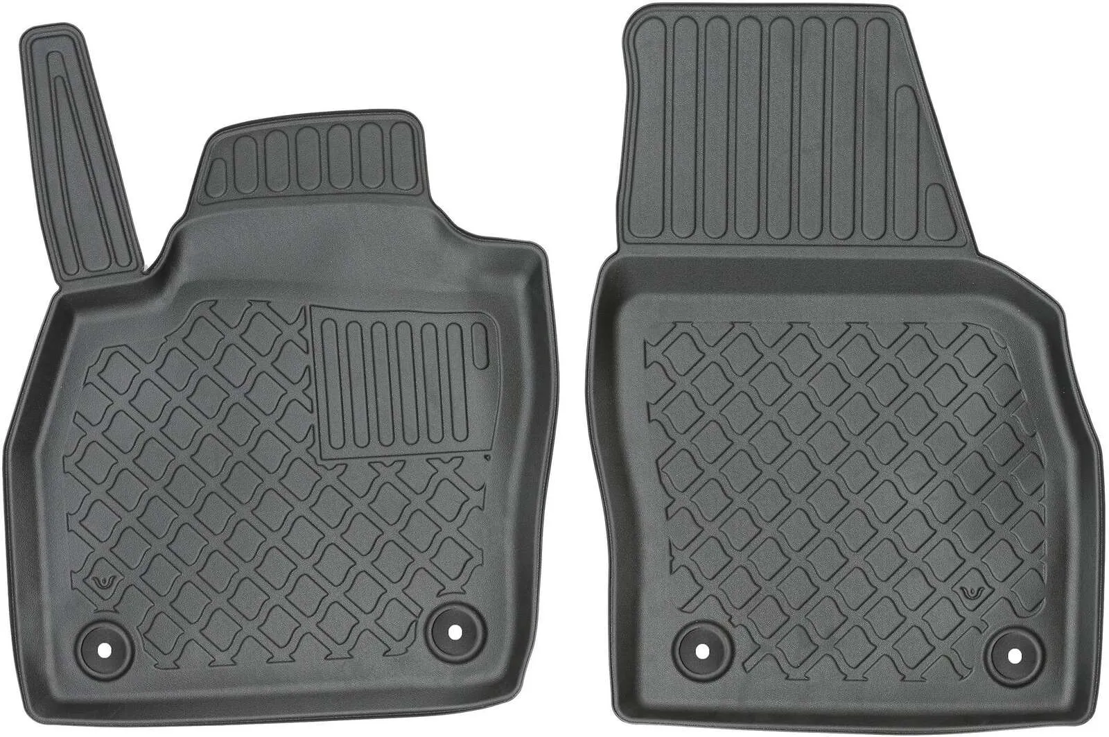 Gulvmatter foran Audi A1 GB 2017 -> / Seat Arona 2017 -> / Seat Ibiza V (6F) 2017 -> / Škoda Fabia IV 2021 -> / VW Polo VI (AW) 2017 -> / VW Taigo 2021 -> – bilde 3