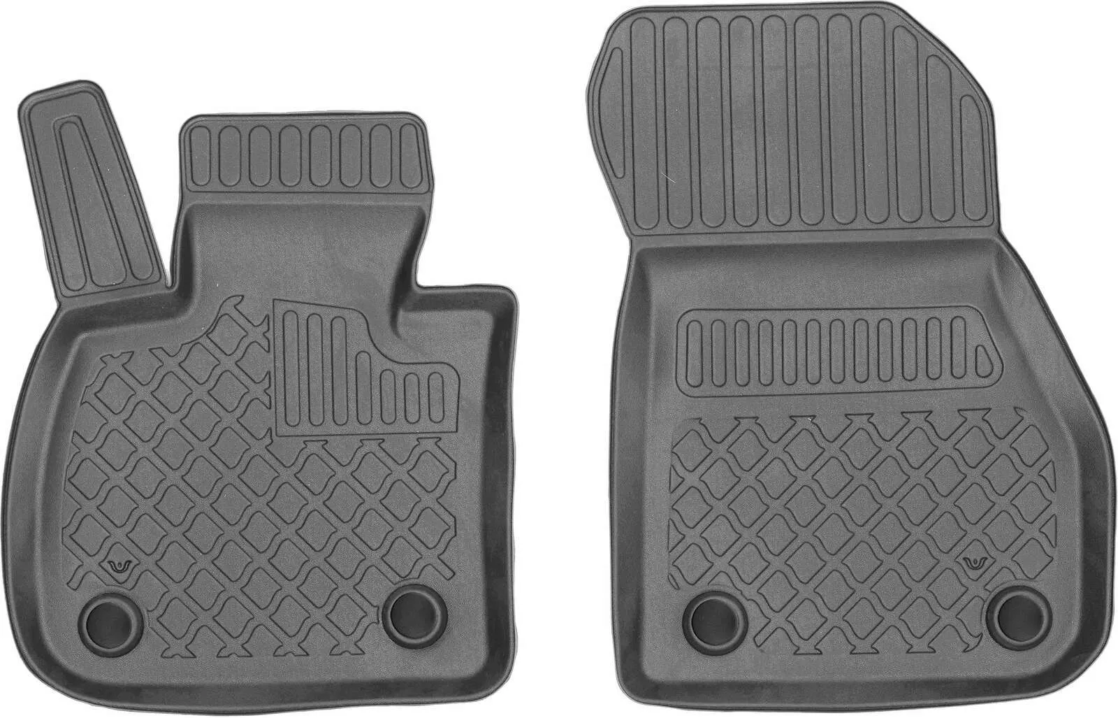 Gulvmatter foran BMW X1 (F48) 2015 - 2022 / BMW 2 (F45) Active Tourer 2014 - 2021 / BMW 2 (F46) Grand Tourer 2015 - 2022 / BMW X2 (F39) 2018 -> │ Plug-in Hybrid – bilde 3