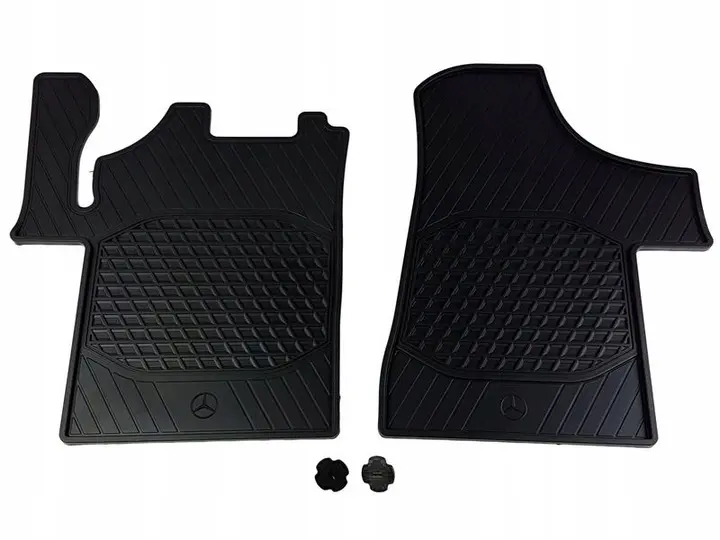 Gulvmatter foran Mercedes-Benz Vito (W639) / Viano (W639) Facelift 2010 - 2014 │ Genuine® Allværsmatter