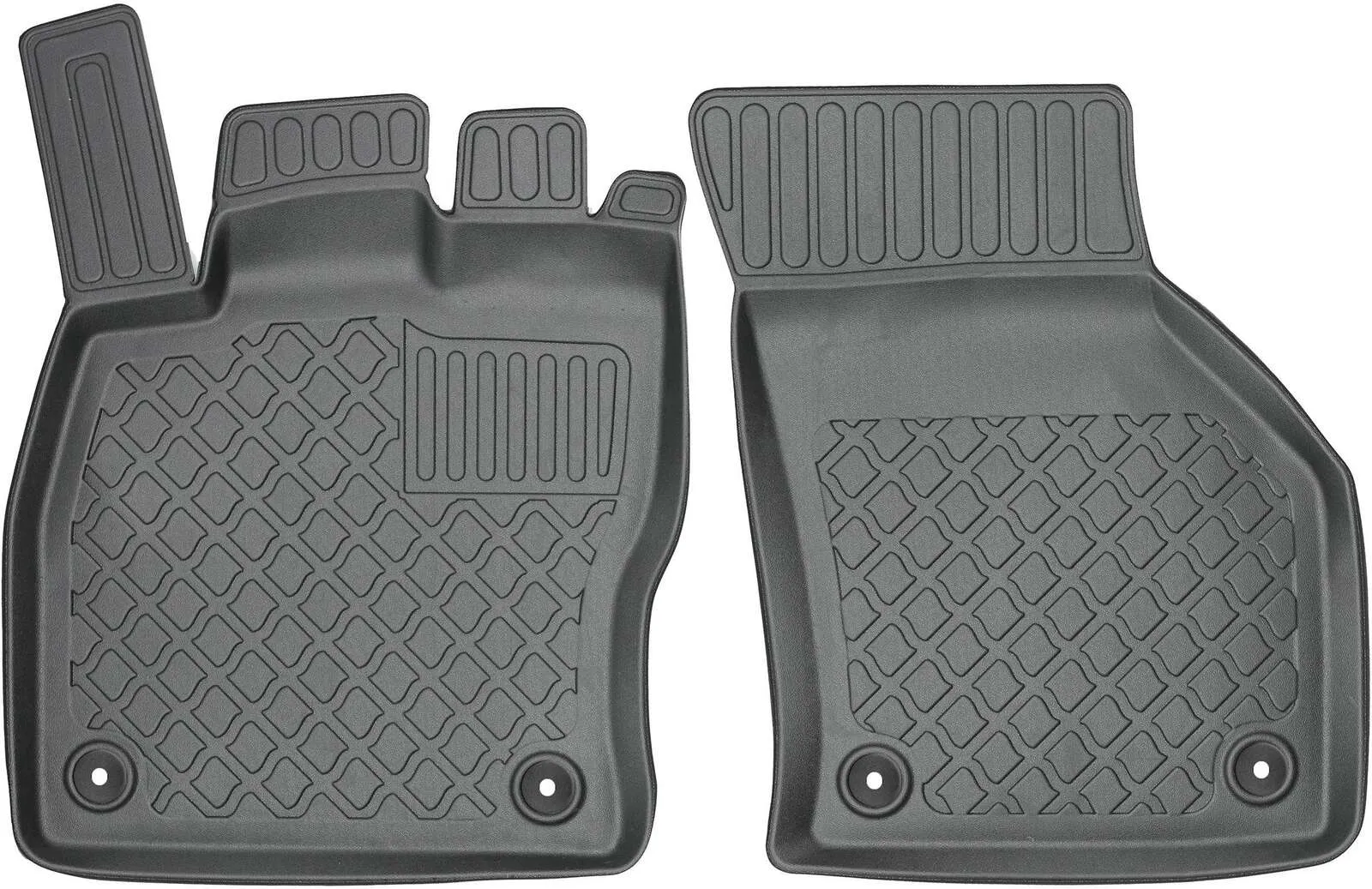 Gulvmatter foran Škoda Octavia III (5E) 2013 - 2020 / Škoda Octavia IV 2020 -> / Škoda Octavia iV Plug-in Hybrid 2020 -> / VW Golf VII 2012 - 2019 / VW Golf VIII 2019 -> / Seat Leon III 2014 - 2020 – bilde 3