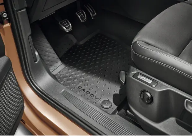 Gulvmatter foran VW Caddy V 2020-> – bilde 3