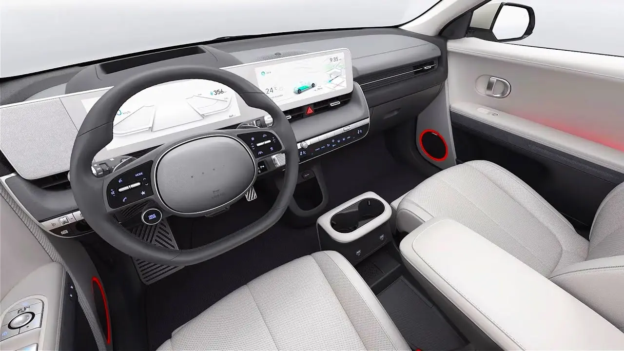 Gulvmatter Hyundai Ioniq 5 2021 - 2024 │ m/ konsole │ Genuine® – bilde 2