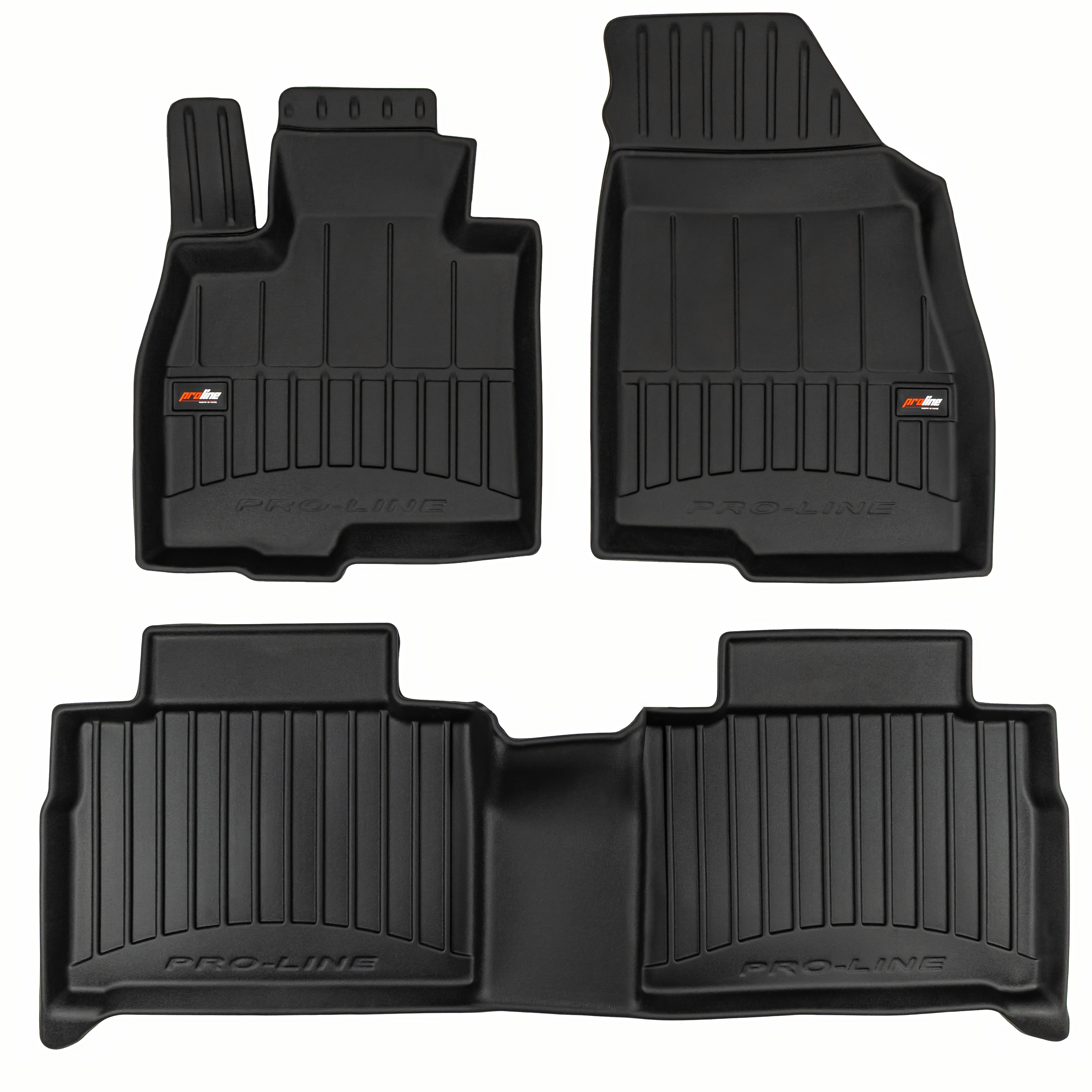 Gulvmatter Jaecoo J7 2025 -> │ Allværsmatter Pro-Line 3D Rubber Car Mats
