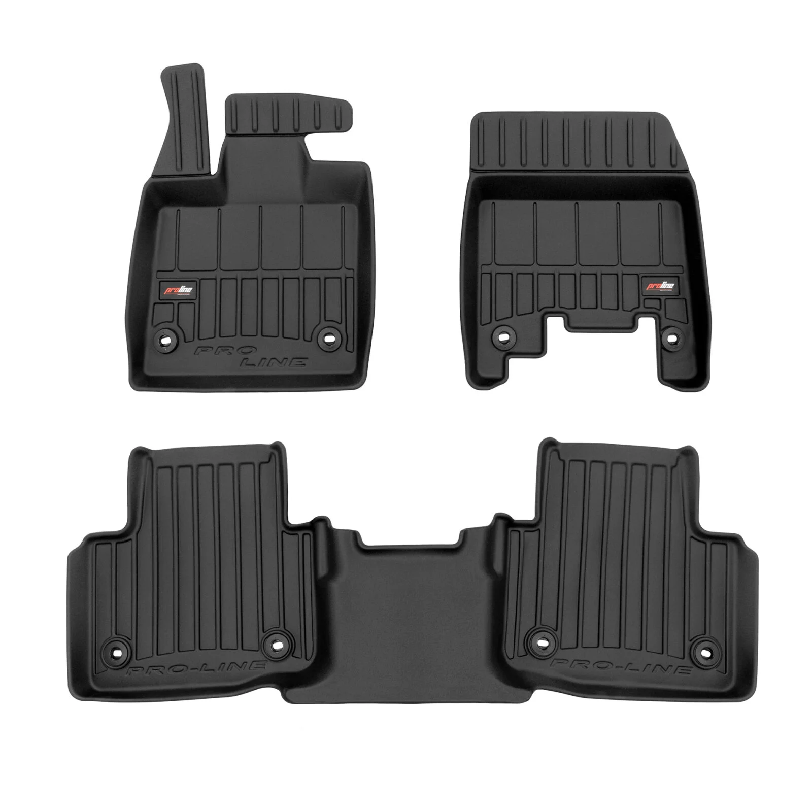 Gulvmatter Jaguar I-Pace 2018 - 2024 │ For biler med brannslukningsapparat - Premium ProLine 3D Floor Liner